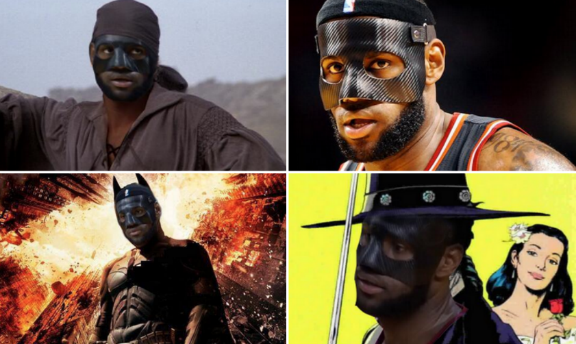 Mask, LeBron James, Batman, NBA, Superhjälte